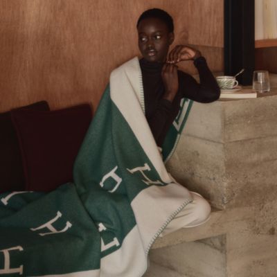 Home textiles: blankets, pillows and cashmere | Hermès USA